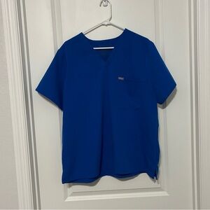 Figs Technical Collection Royal Blue Scrub Top Women’s Size XXL